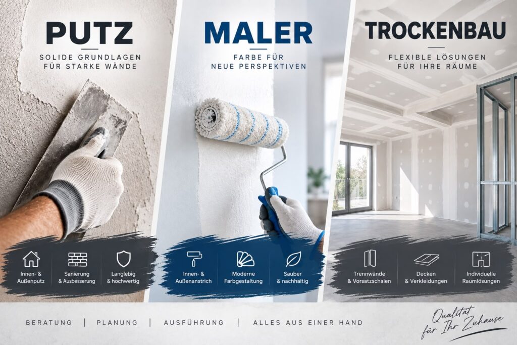 Putz, Maler & Trockenbau